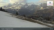 Archived webcam image showing Sextner Dolomites Skiing Mountain Helm on 27 Apr 2026 at 07:23