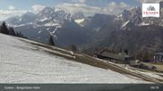 Archived webcam image showing Sextner Dolomites Skiing Mountain Helm on 27 Apr 2026 at 09:23
