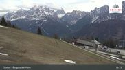 Archived webcam image showing Sextner Dolomites Skiing Mountain Helm on 4 May 2026 at 19:43
