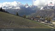 Archived webcam image showing Sextner Dolomites Skiing Mountain Helm on 18 May 2026 at 08:51