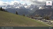 Archived webcam image showing Sextner Dolomites Skiing Mountain Helm on 18 May 2026 at 09:51
