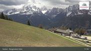 Archived webcam image showing Sextner Dolomites Skiing Mountain Helm on 18 May 2026 at 11:51