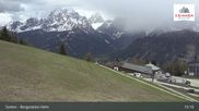 Archived webcam image showing Sextner Dolomites Skiing Mountain Helm on 18 May 2026 at 15:51
