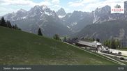 Archived webcam image showing Sextner Dolomites Skiing Mountain Helm on 25 May 2026 at 13:59