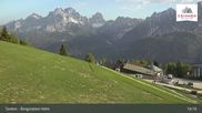 Archived webcam image showing Sextner Dolomites Skiing Mountain Helm on 25 May 2026 at 19:59