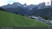 Archived webcam image showing Sextner Dolomites Skiing Mountain Helm on 13 Jun 2026 at 05:11