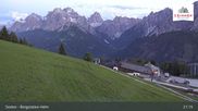 Archived webcam image showing Sextner Dolomites Skiing Mountain Helm on 16 Jun 2026 at 01:47