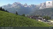 Archived webcam image showing Sextner Dolomites Skiing Mountain Helm on 24 Jun 2026 at 08:50