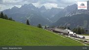 Archived webcam image showing Sextner Dolomites Skiing Mountain Helm on 24 Jun 2026 at 13:50