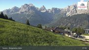 Archiviertes Webcam Bild: 3 Zinnen Dolomiten: Sexten Bergstation Helm am 12.07.2026 um 08:29 Uhr