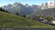 Archived webcam image showing Sextner Dolomites Skiing Mountain Helm on 28 Jul 2026 at 08:41