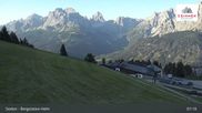 Archived webcam image showing Sextner Dolomites Skiing Mountain Helm on 30 Jul 2026 at 07:54
