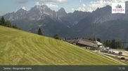 Archived webcam image showing Sextner Dolomites Skiing Mountain Helm on 30 Jul 2026 at 17:54