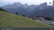 Archived webcam image showing Sextner Dolomites Skiing Mountain Helm on 30 Jul 2026 at 21:54