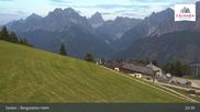 Archived webcam image showing Sextner Dolomites Skiing Mountain Helm on 4 Aug 2026 at 01:04