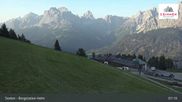 Archived webcam image showing Sextner Dolomites Skiing Mountain Helm on 4 Aug 2026 at 07:04