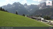 Archived webcam image showing Sextner Dolomites Skiing Mountain Helm on 11 Aug 2026 at 11:40