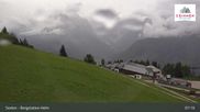 Archived webcam image showing Sextner Dolomites Skiing Mountain Helm on 25 Aug 2026 at 07:01