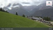 Archived webcam image showing Sextner Dolomites Skiing Mountain Helm on 25 Aug 2026 at 08:01