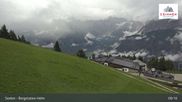 Archived webcam image showing Sextner Dolomites Skiing Mountain Helm on 25 Aug 2026 at 09:01