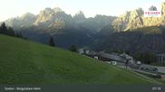 Archived webcam image showing Sextner Dolomites Skiing Mountain Helm on 8 Sep 2026 at 07:11