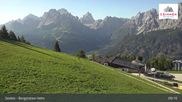 Archived webcam image showing Sextner Dolomites Skiing Mountain Helm on 8 Sep 2026 at 09:11