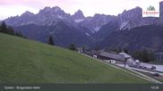 Archived webcam image showing Sextner Dolomites Skiing Mountain Helm on 14 Sep 2026 at 01:52
