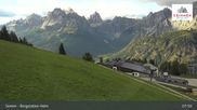 Archived webcam image showing Sextner Dolomites Skiing Mountain Helm on 14 Sep 2026 at 08:52