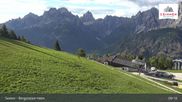 Archived webcam image showing Sextner Dolomites Skiing Mountain Helm on 14 Sep 2026 at 09:52