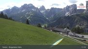 Archived webcam image showing Sextner Dolomites Skiing Mountain Helm on 14 Sep 2026 at 11:52