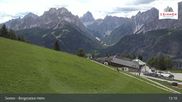 Archived webcam image showing Sextner Dolomites Skiing Mountain Helm on 14 Sep 2026 at 13:52