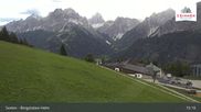 Archived webcam image showing Sextner Dolomites Skiing Mountain Helm on 14 Sep 2026 at 15:52