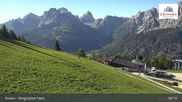 Archived webcam image showing Sextner Dolomites Skiing Mountain Helm on 15 Sep 2026 at 09:47