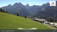 Archived webcam image showing Sextner Dolomites Skiing Mountain Helm on 15 Sep 2026 at 13:47