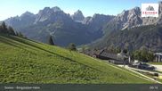 Archiviertes Webcam Bild: 3 Zinnen Dolomiten: Sexten Bergstation Helm am 22.09.2026 um 09:38 Uhr
