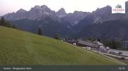 Archived webcam image showing Sextner Dolomites Skiing Mountain Helm on 27 Sep 2026 at 01:49