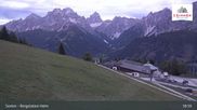 Archived webcam image showing Sextner Dolomites Skiing Mountain Helm on 6 Oct 2026 at 05:43