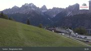 Archived webcam image showing Sextner Dolomites Skiing Mountain Helm on 13 Oct 2026 at 01:20