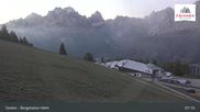 Archived webcam image showing Sextner Dolomites Skiing Mountain Helm on 13 Oct 2026 at 07:20