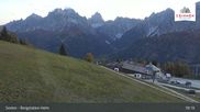 Archived webcam image showing Sextner Dolomites Skiing Mountain Helm on 20 Oct 2026 at 05:32
