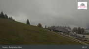 Archived webcam image showing Sextner Dolomites Skiing Mountain Helm on 20 Oct 2026 at 09:32