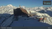Archived webcam image showing Schnalstal: Top Station Gletscherbahn on 26 Feb 2026 at 08:14