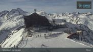 Archived webcam image showing Schnalstal: Top Station Gletscherbahn on 27 Feb 2026 at 01:44