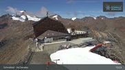 Archived webcam image showing Schnalstal: Top Station Gletscherbahn on 19 Sep 2026 at 13:15