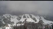 Archived webcam image showing Silver Queen Slope and chair lift on 13 Mar 2026 at 20:00