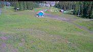 Archived webcam image showing Silver Queen Slope and chair lift on 3 Jul 2026 at 18:01