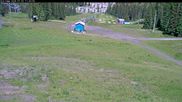 Archived webcam image showing Silver Queen Slope and chair lift on 3 Jul 2026 at 20:01
