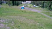 Archived webcam image showing Silver Queen Slope and chair lift on 3 Jul 2026 at 22:01