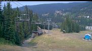 Archived webcam image showing Silver Queen Slope and chair lift on 20 Aug 2026 at 20:23