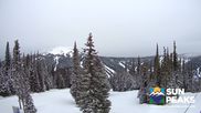 Archived webcam image showing Sun Peaks - View Mt. Tod on 7 Mar 2026 at 16:35